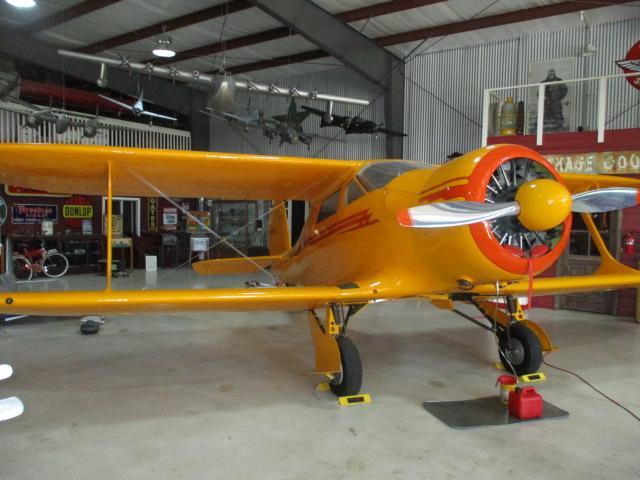 Header image 2 for ONLINE AIRCRAFT AUCTION - 1944 Beechcraft D-17S Staggerwing Flying Aircraft