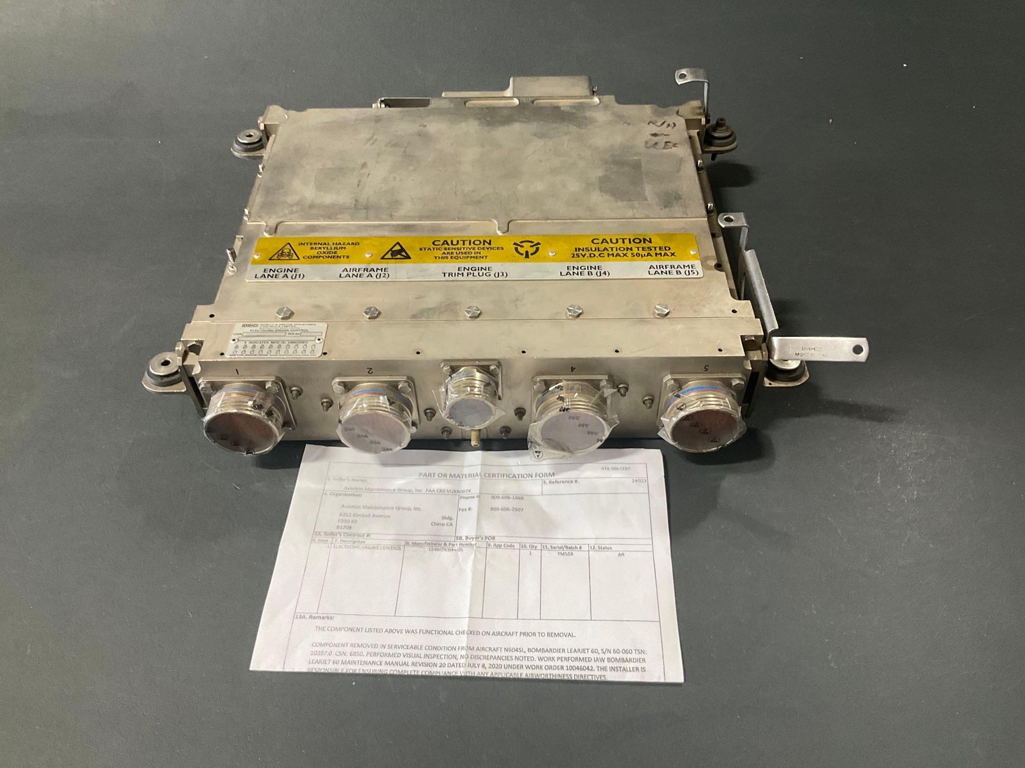 Header image 1 for ONLINE AVIATION AUCTION - LearJet 60 Inventory & Corporate Avionics